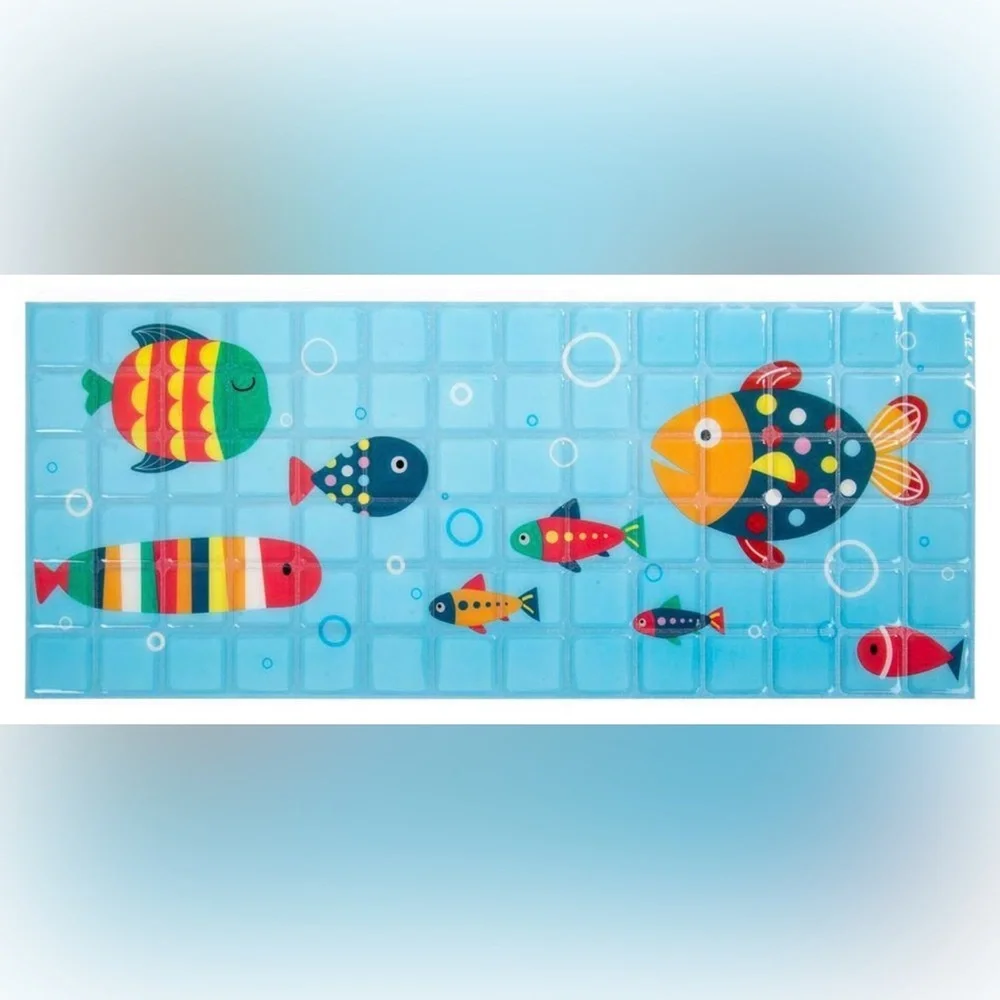 NIP Tropical Fish Self-Adhesive Peel and Stick Border Wall Tiles 12” x 5” 6 Pack